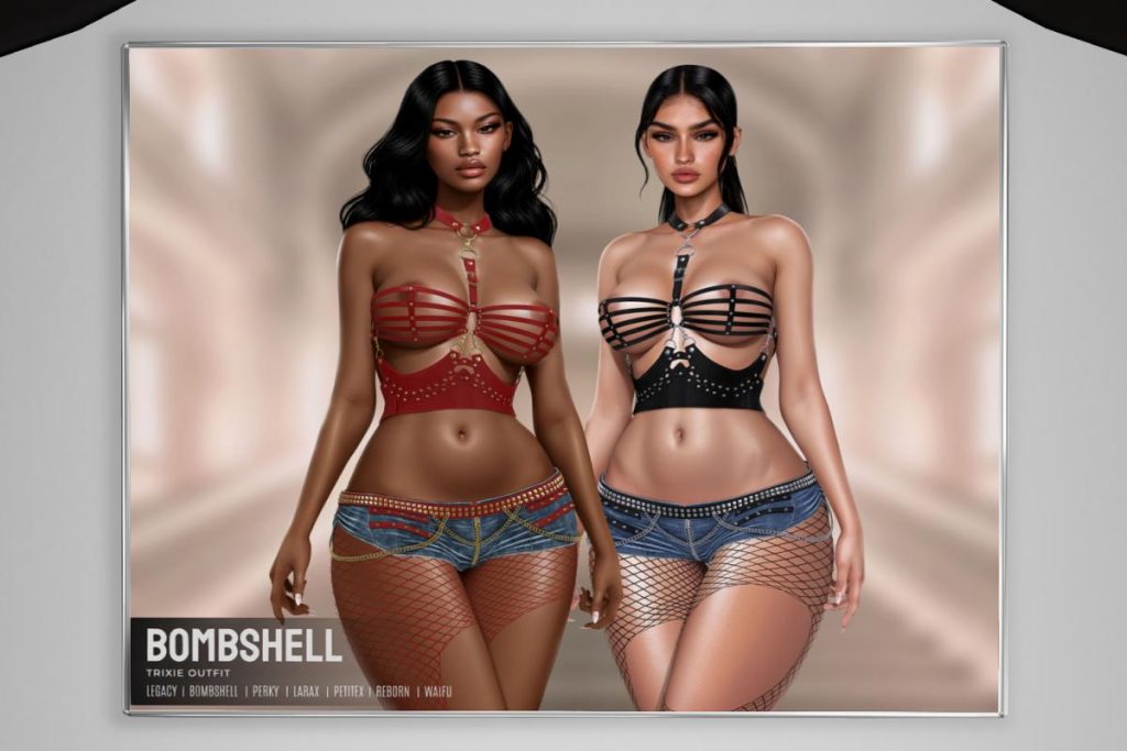 Trixie Top &amp; Jeans - Legacy/MaitreyaX/Reborn/+mods, L$270-L$310 each/L$1270-L$1310 each FP/L$1990 MP