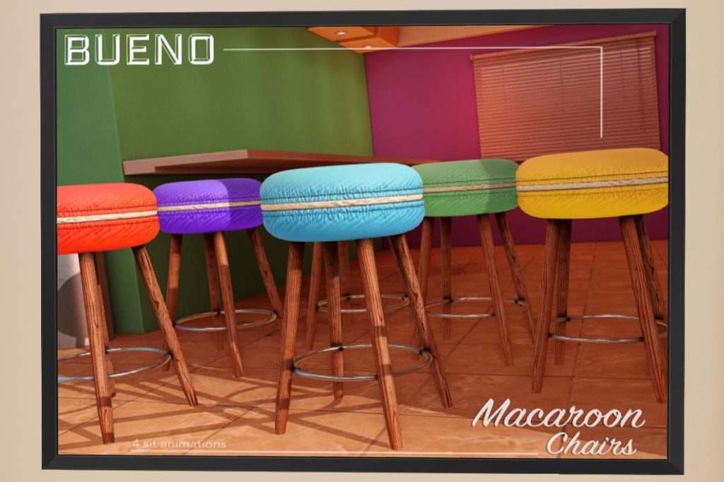 Macaroon Chairs, L$199 each