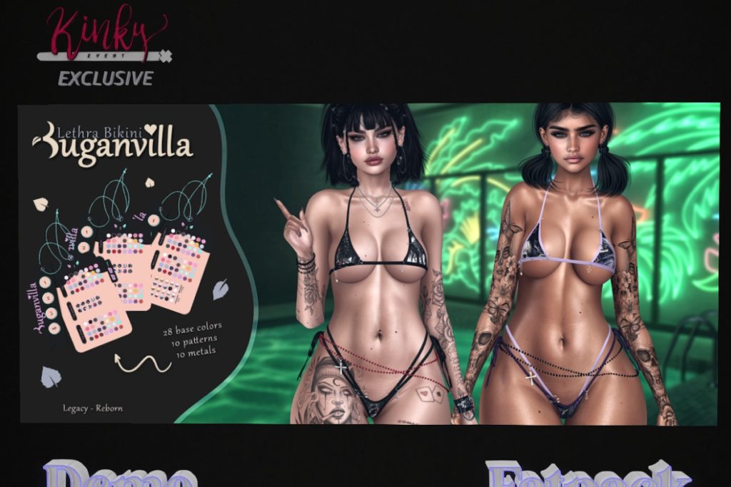 Lethra Bikini - Legacy/Reborn, L$372 each/L$1725 FP