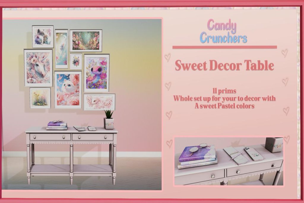 Sweet Decor Table, L$250