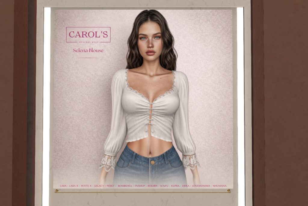 Selena Blouse - See Ad for Fits, L$250 each / L$999 FP