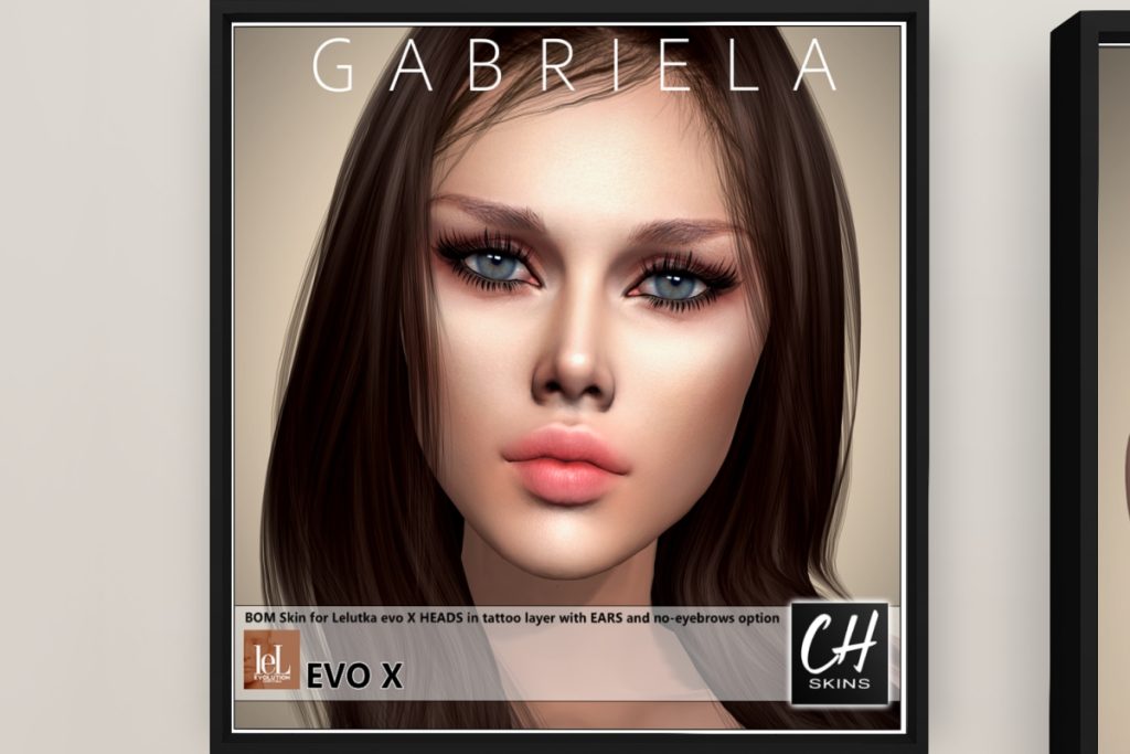 Gabriela Skin - EvoX, L$649 each/L$2499 FP