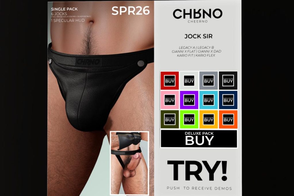 Jack Sir - GianniX/Kario/Legacy/+mods, L$235 each/L$1773 FP