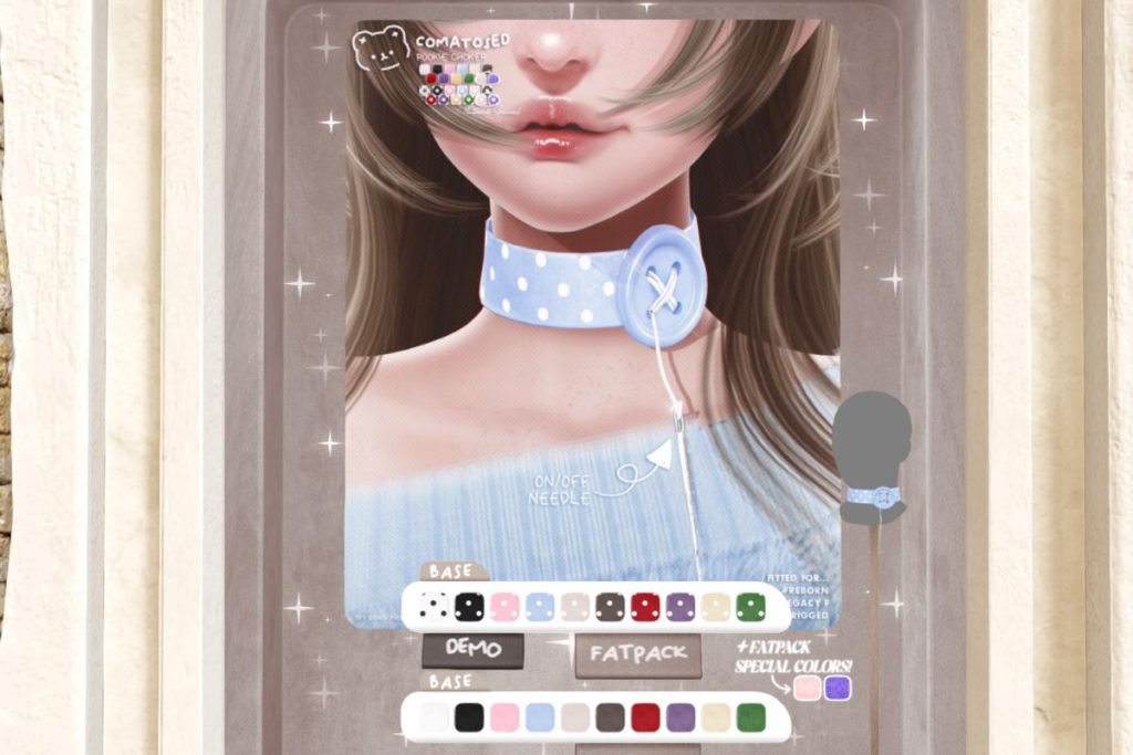 Pookie Choker - Legacy//Reborn/unrigged, L$250 each/L$1200 each FP