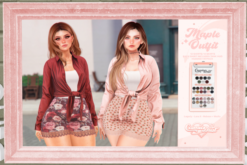 Maple Top and Skirt - Legacy/MaitreyaX/Reborn/+mods, L$199-L$210 each/L$1699 FP