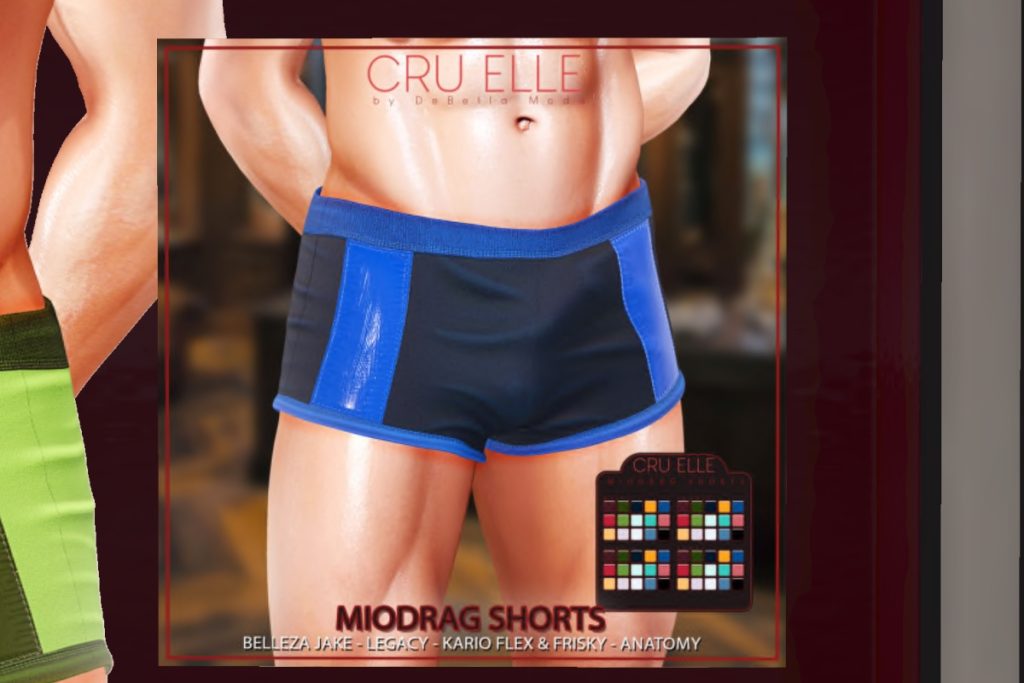 Miodrag Shorts - Anatomy/Gianni/Jake/Kario/Legacy/+mods, L$899