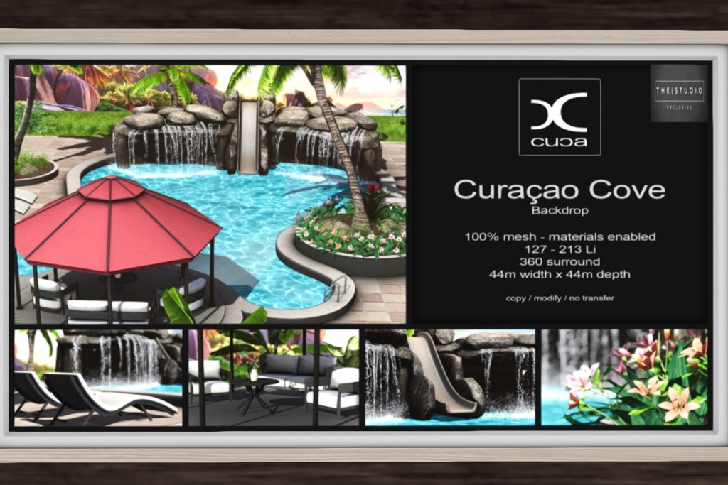 Curacoa Cove Backdrop, L$690
