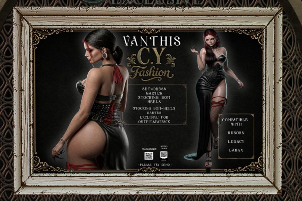 Vanthis Dress - Legacy/MaitreyaX/Reborn, L$279 each/L$410 FP