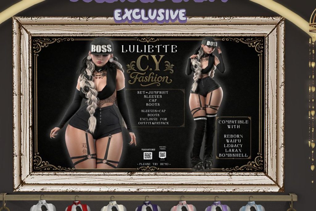 Luliette Jumpsuit - Legacy/MaitreyaX/Reborn/+mods, L$220 each/L$1799 FP