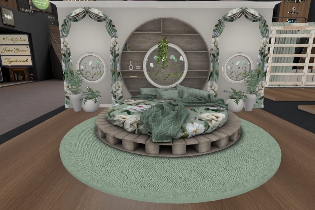 Peony Dreams Bed, L$525-L$750 each