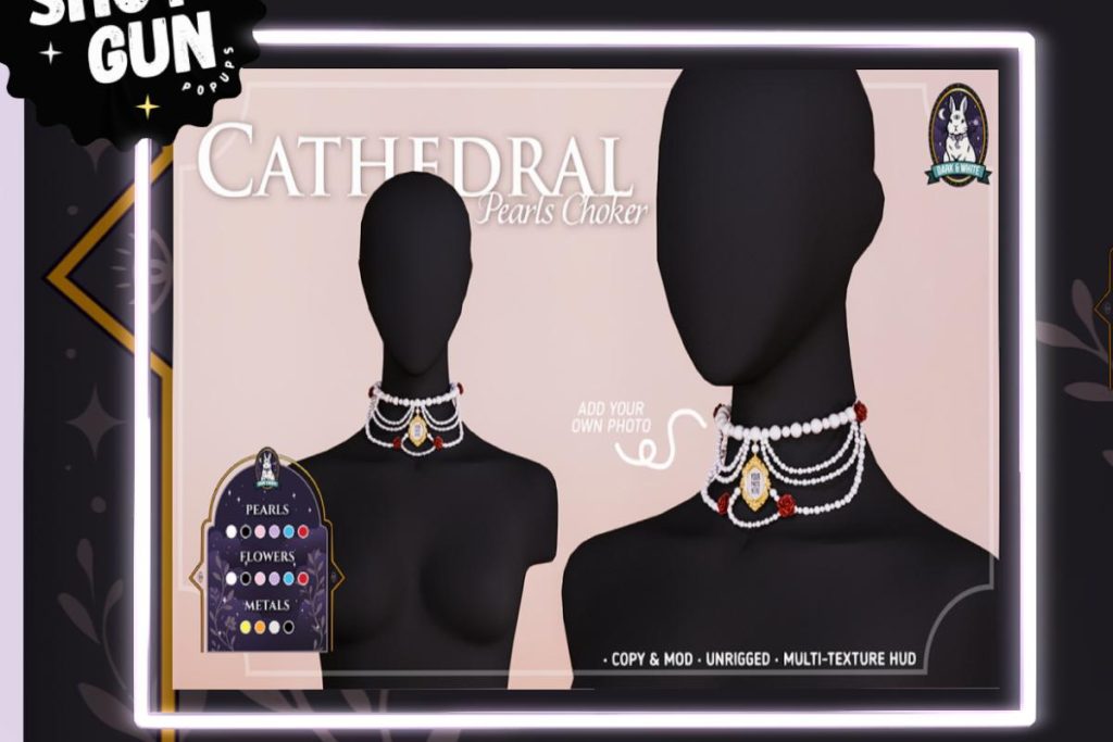 Cathedral Pearls Choker, L$199