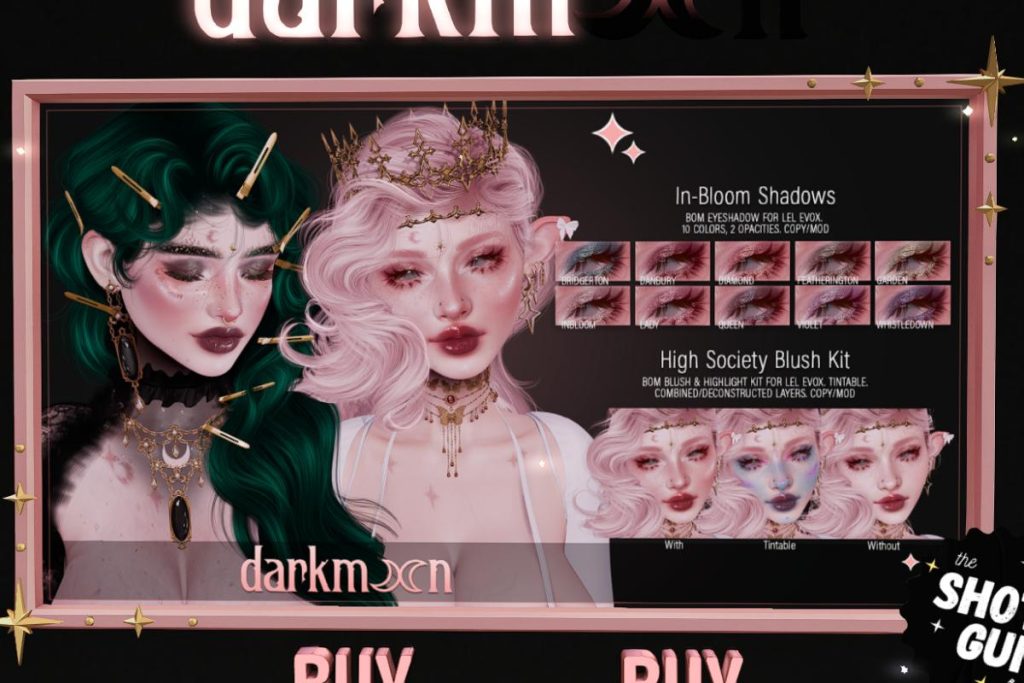 In Bloom Shadows - EvoX, L$300 | High Society Blush Kit - EvoX, L$400