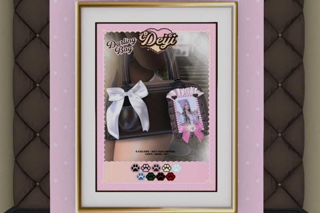 Darling Bag Holdable, L$275 each/L$2375 FP