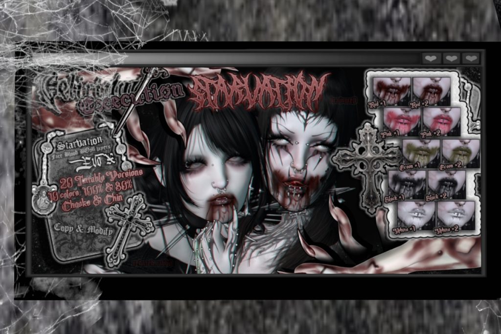 Starvation Face Paint - EvoX, L$249