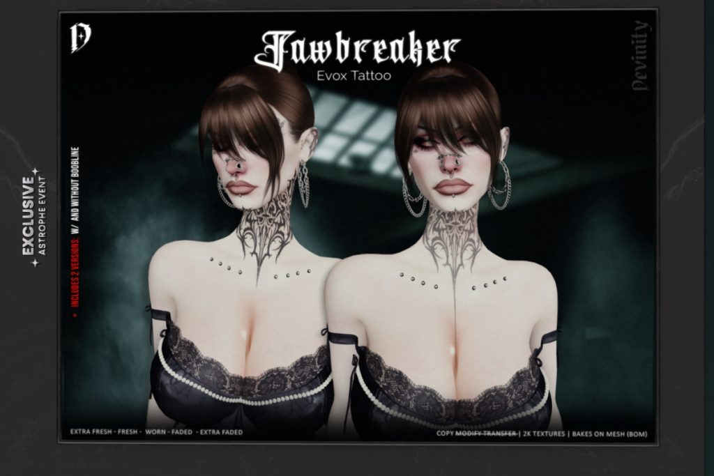 Jawbreaker Tattoo - BOM, L$275