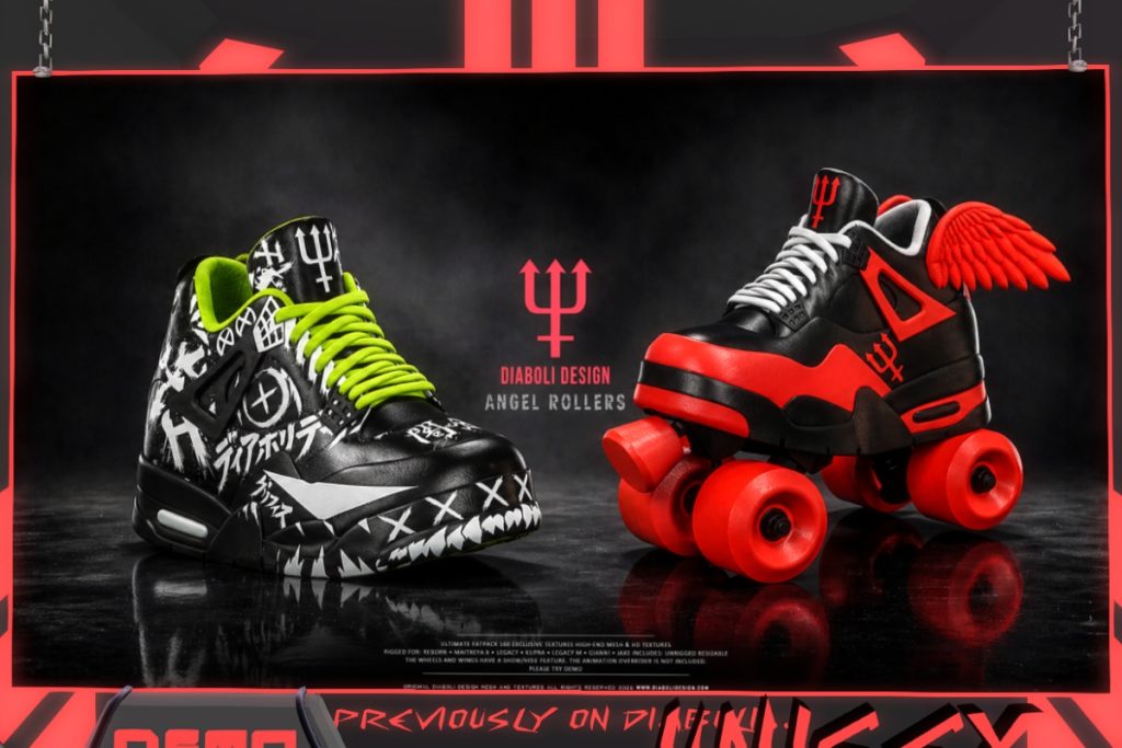 Angel Rollers - Gianni/Inithium/Jake/Legacy F+M/MaitreyaX/Reborn/Unrigged, L$999