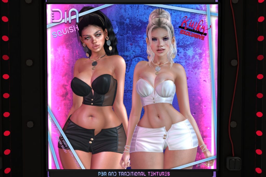 Suzy Top and Bottoms - Inithium/Legacy/MaitreyaX/Reborn/+mods, L$275 each/L$1999 FP