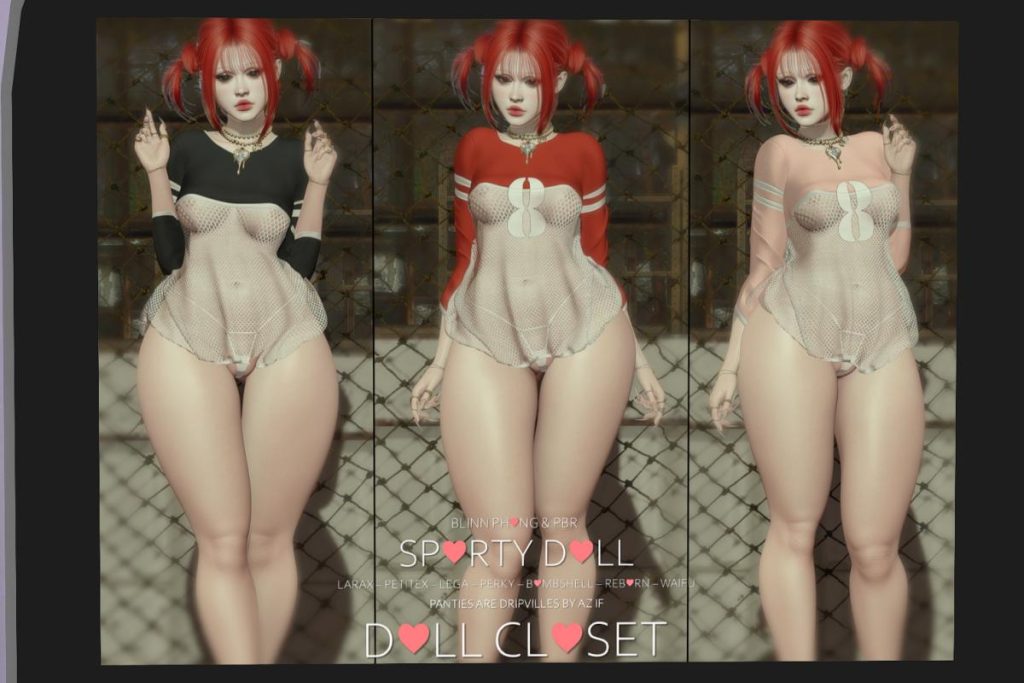 Sporty Doll - Legacy/MaitreyaX/Reborn/+mods, L$699 each/L$1999 FP