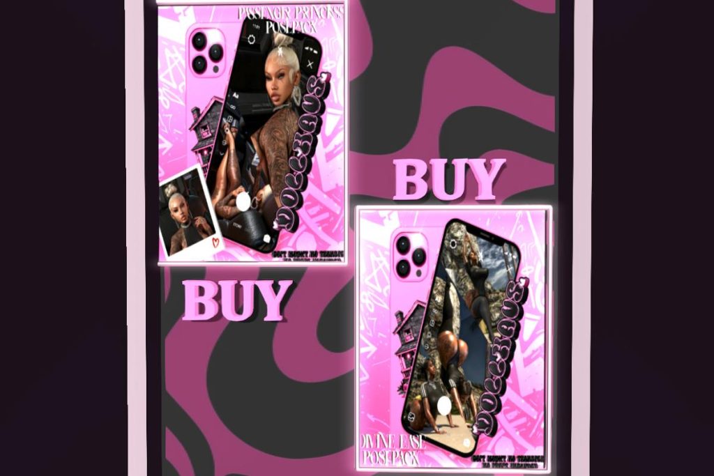 Passenger Princess and Divine Ease Poses, L$350 each