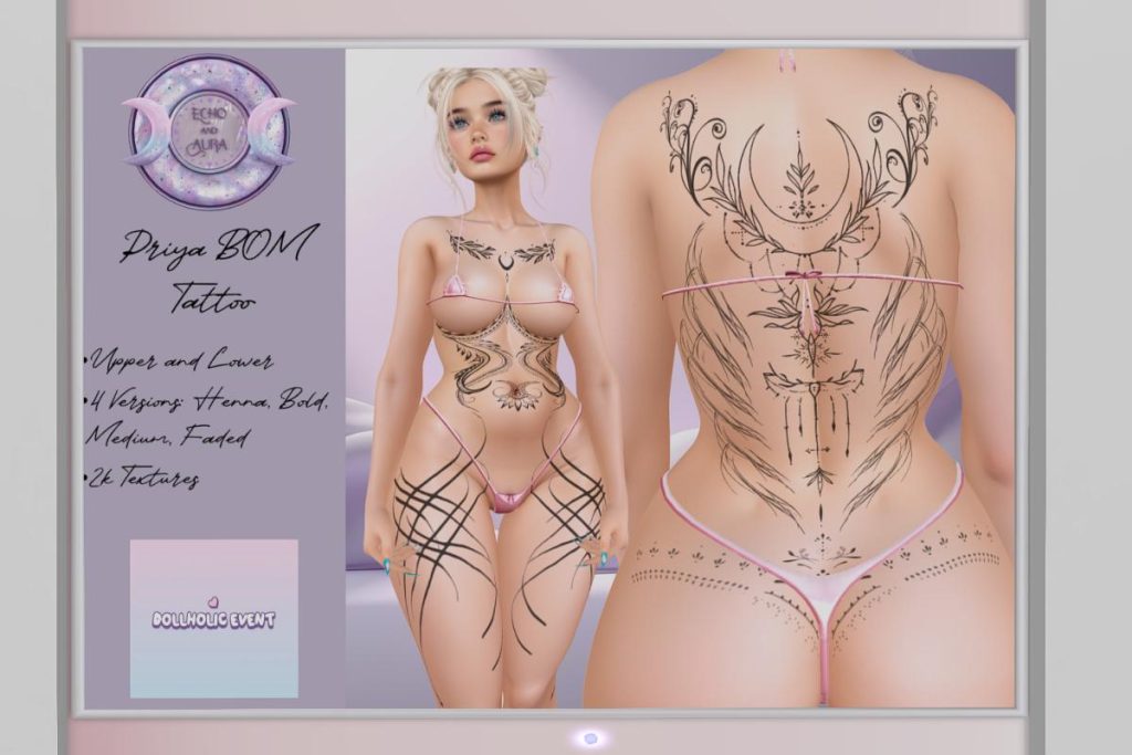 Priya Tattoo, L$250