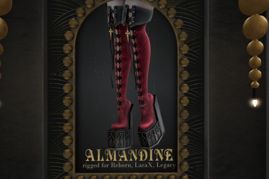 Almandine Heels - Legacy/MaitreyaX/Reborn, L$350 each/L$1250 FP