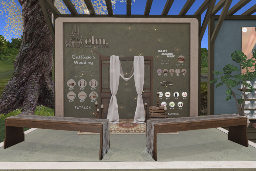 Calliope's Wedding Collection, L$199-L$249 each/L$999 FP