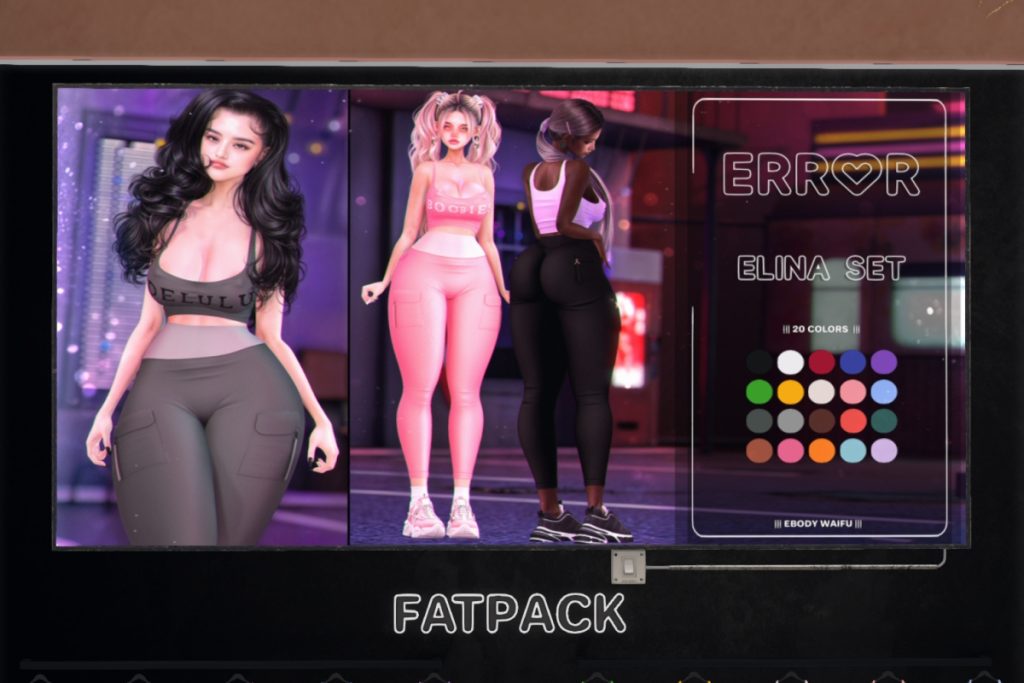 Elina Set - Reborn/+mods, L$249 each/L$1299 FP