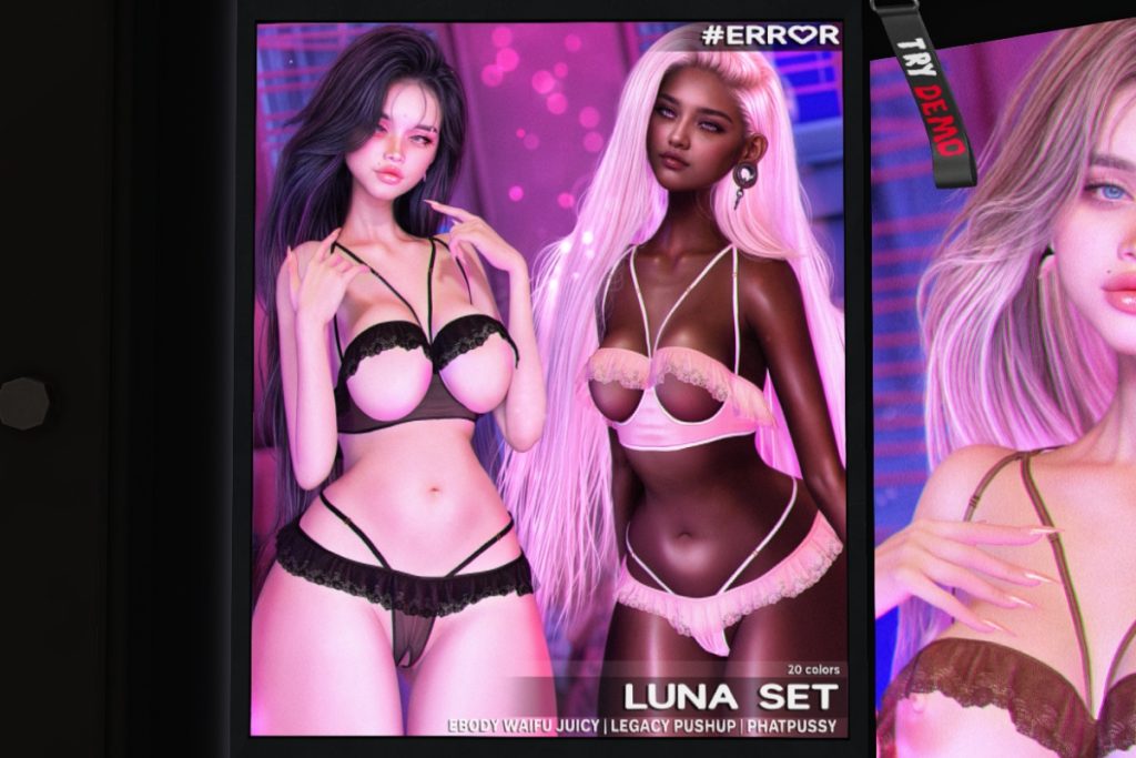Luna Set - Legacy/Reborn/+mods, L$249 each/L$1299 FP