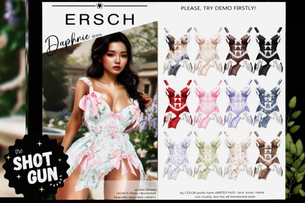 Daphnie Dress - Legacy/MaitreyaX/Reborn/+mods, L$249 each/L$1199 FP