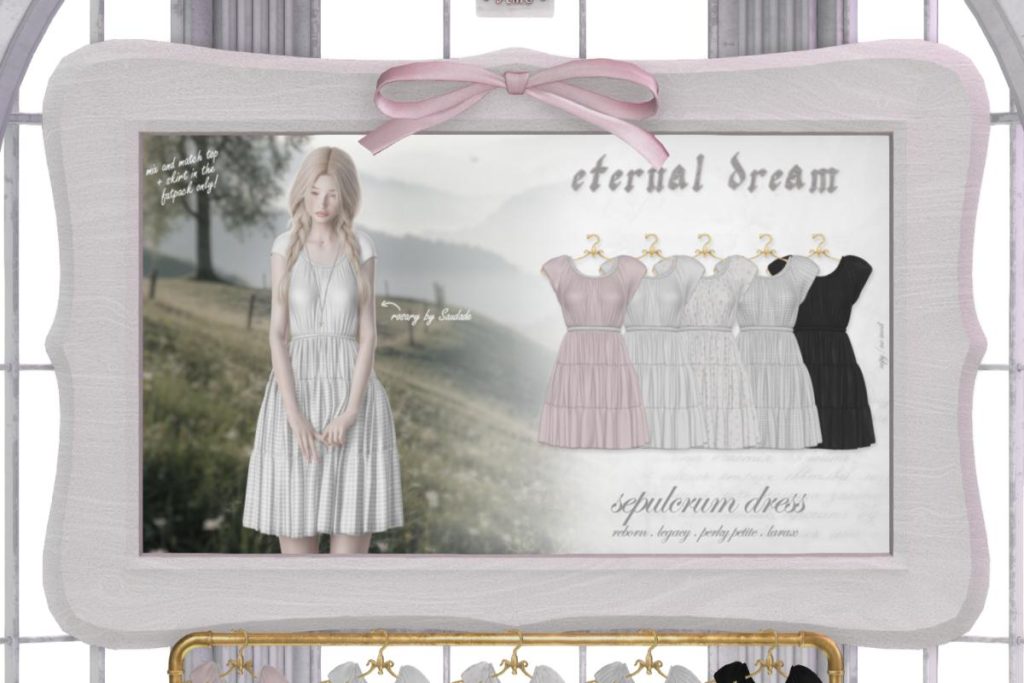 Sepulcrum Dress - Legacy/MaitreyaX/Reborn/+mods, L$188 each/L$688 FP
