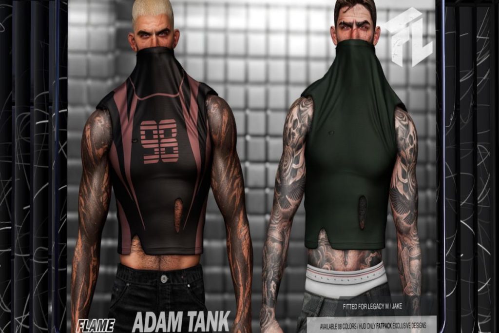 Adam Tank - Jake/Legacy, L$299 each/L$999 FP