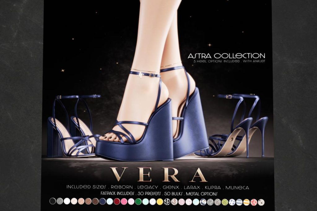 Astra Heels Collection - GenX/Inithium/Legacy/MaitreyaX/Munica/Reborn, L$349 each/L$1399 FP