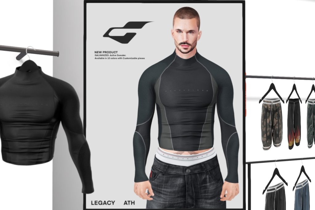 Active Sweater - Legacy/+mods, L$299 each/L$1299 FP