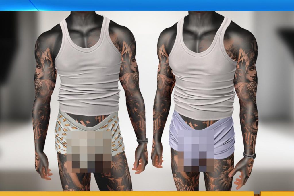 Cameron Tank &amp; Brayan Shorts - See demo for fits, L$269-L$279 each