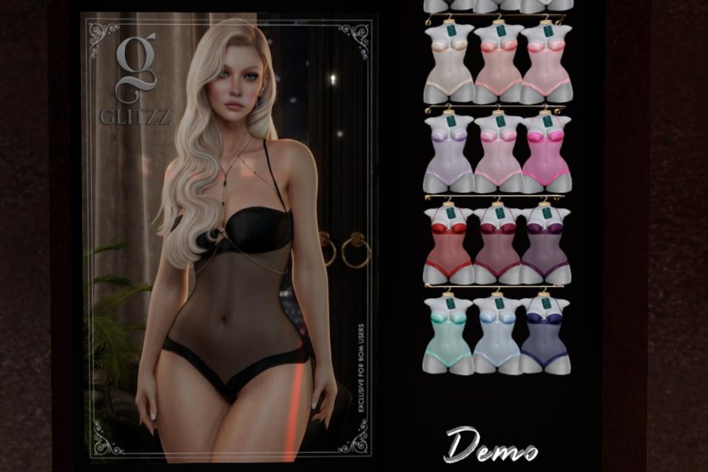 Mirella Bodysuit - BOM, L$100 each/L$750 FP
