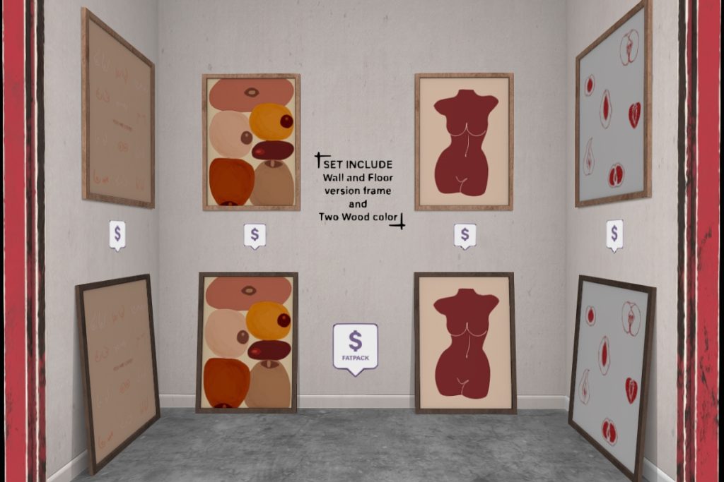 Femme Art, L$199 each/L$499 FP