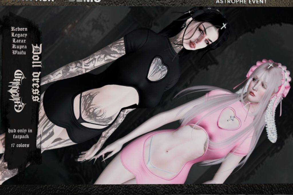 Doll Dress - Inthium/Legacy/MaitreyaX/Reborn/+mods, L$299 each/L$699 FP