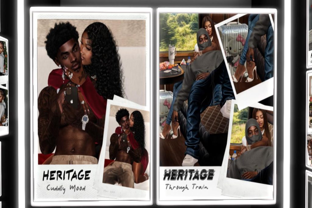 Cuddly Mood and Trough Train Couples Poses, L$350 each