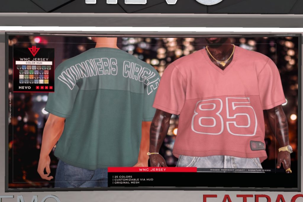 WNC Jersey - Gianni/Legacy, L$249 each/L$1000 each FP