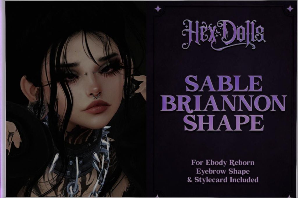 Sable Set - Lelutka Briannon/Reborn, L$499