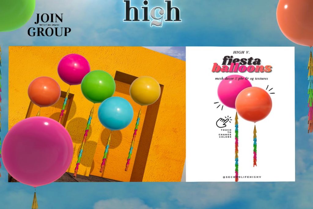 Fiesta Balloons, L$399