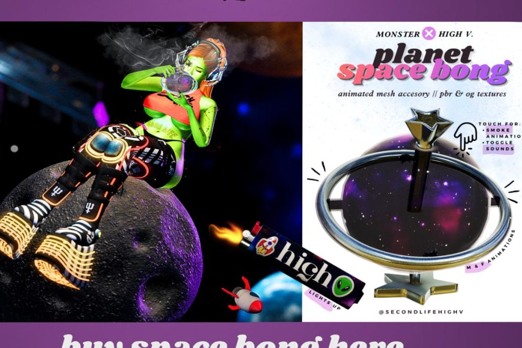 Planet Space Bong, L$399