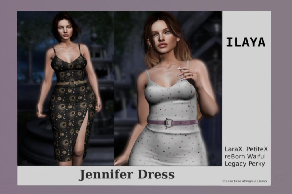 Jennifer Dress - Legacy/MaitreyaX/Reborn/+mods, L$210 each/L$899 FP