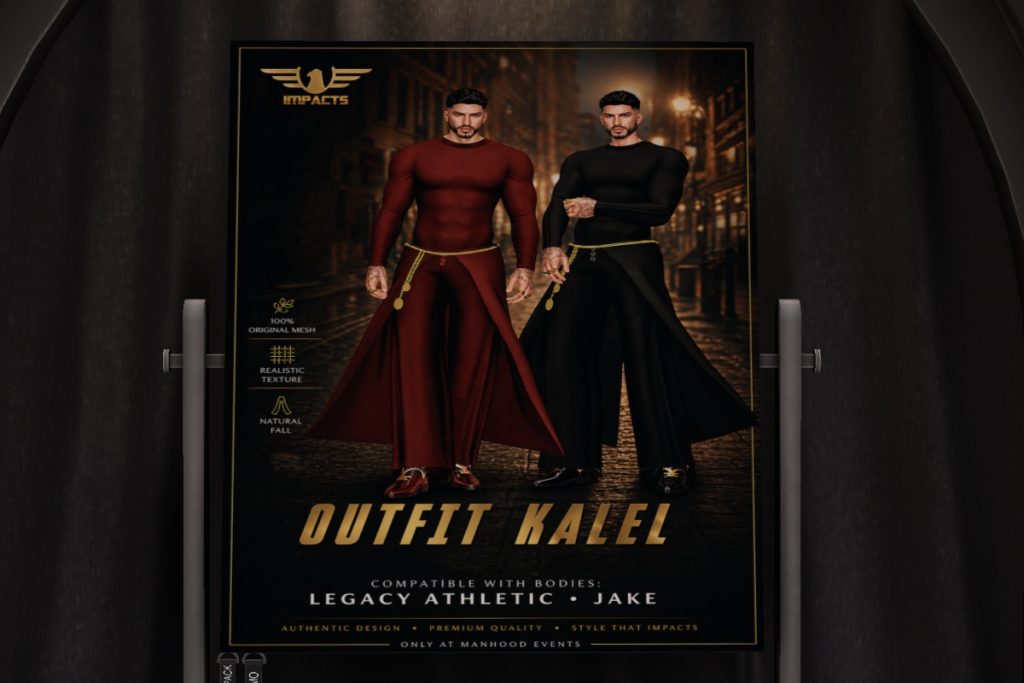 Kalel 2 Outfit - Jake/Legacy/+mods, L$300 each/L$2500 each FP