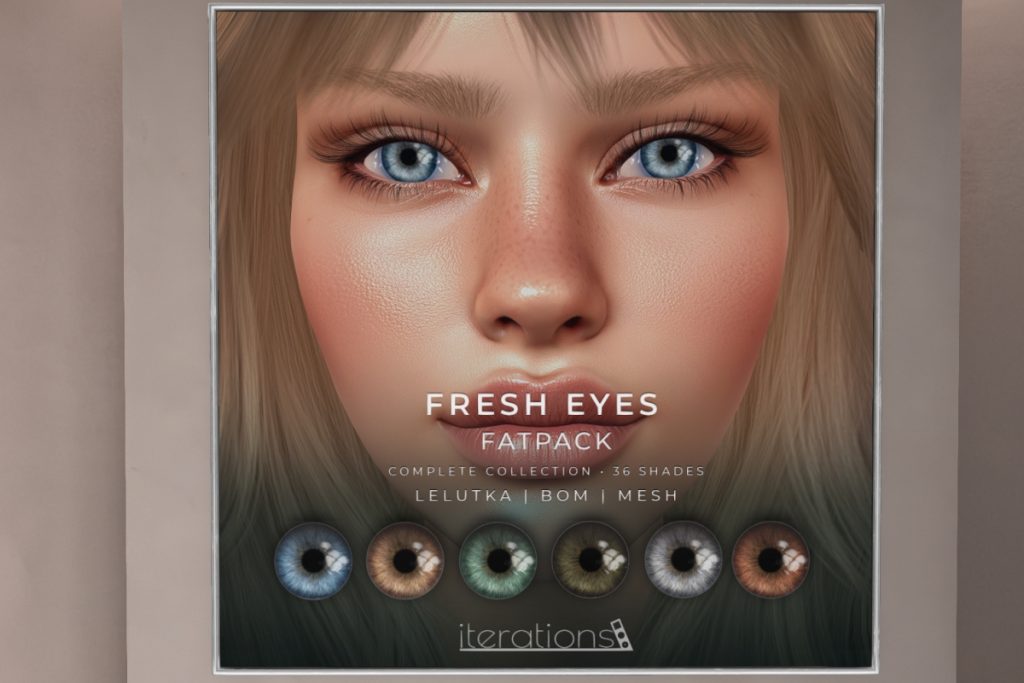 Fresh Eyes - EvoX, L$250 each/L$1200 FP