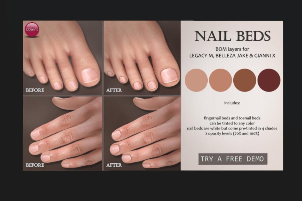 Nail Beds - GianniX/Jake/Legacy, L$199
