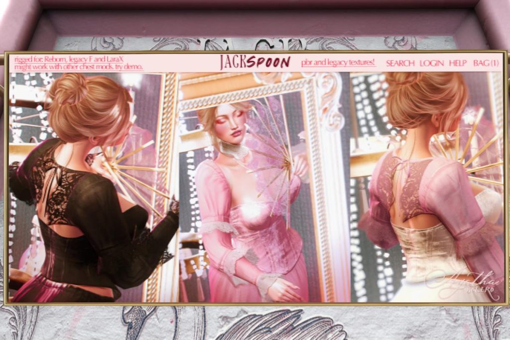 Agatha Lace Bolero - Legacy/MaitreyaX/Reborn, L$199 each/L$888 FP