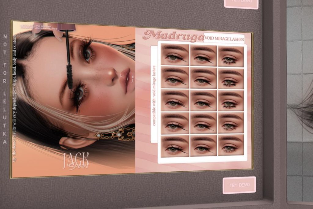 Madruga Lashes - Void Mirgage, L$299