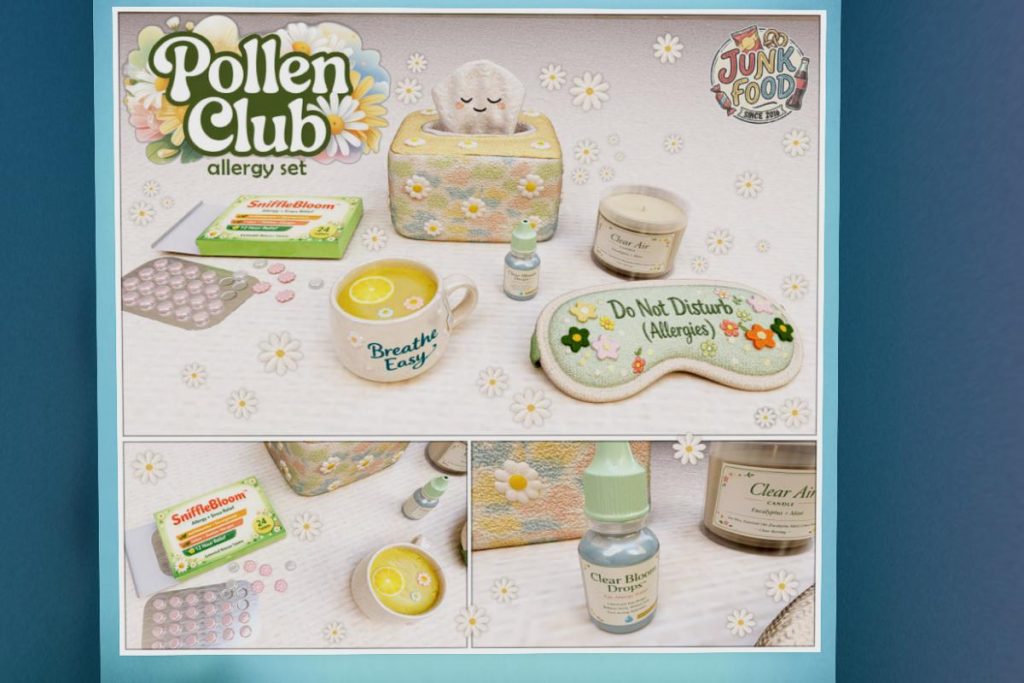 Pollen Club Allergy Set, L$199-L$349 each/L$1599 FP