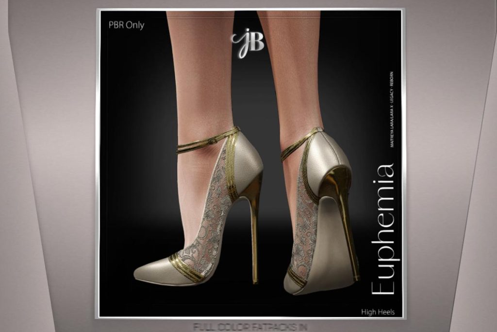 Euphemia High Heels - Legacy/Maitreya/Reborn/+mods, L$450 each/L$900 FP